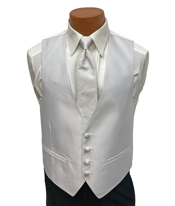 Flow 'Dynasty' Men's Fullback Vest - White