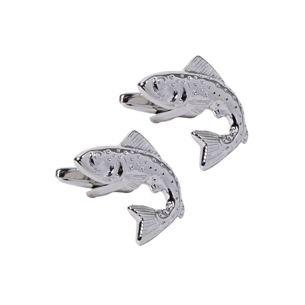 Silver Fish Cufflinks