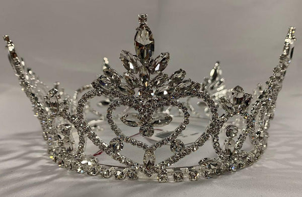Pageant Praise Crystal Rhinestone 3" Full Crown