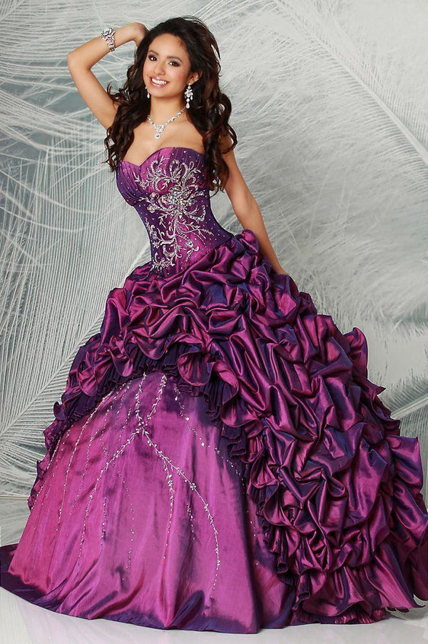 Da Vinci Quinceañera Dress 80179 Watermelon Pink - Size 14