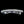 2 Row Crystal Rhinestone Silver Barrette