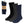 Men's 3 Pack Fancy Crew Socks - Black, Navy & Charcoal Grey