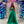 ALYCE Paris 1763 Pine Green Beaded Mikado Sweetheart A-Line Dress