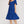 Under The Stars Royal Blue Midi Dress with Tie Back - Small