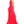 Ava Presley 36010 Coral Red One Shoulder Fitted Dress with Slit - Size 8