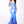 Ava Presley 37397 Iridescent Ocean Blue Sequin Fit-n-Flare Dress - Size 6