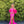 Ava Presley 28287 Neon Hot Pink Sequin Dress with Feathered Sleeves