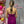 Alyce Paris 35493 Magenta Strapless Jersey Dress with Slit - Size 8