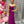 Alyce Paris 35493 Magenta Strapless Jersey Dress with Slit - Size 8