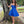 ALYCE Paris 3134 Royal Blue Strapless Corset Mikado A-Line Cocktail Dress - size 2