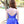 ALYCE PARIS 1727 Cobalt Blue Mikado A-Line Ballgown with Pockets - Size 2