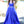 ALYCE PARIS 1727 Cobalt Blue Mikado A-Line Ballgown with Pockets - Size 2