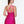 Alyce Paris 4585 Electric Fuchsia Power Jersey One Shoulder Cocktail Dress - Size 2