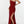 ALYCE PARIS 61180 Red One Shoulder Sequin Dress with Slit - Size 12