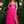 Athena Prom 8405 Fuchsia Pink Tulle A-Line Dress with Slit