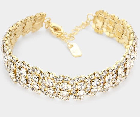 Bubble Stone Evening Bracelet