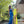 Blush Prom 12124 Yellow Fitted Sequin Dress with Strappy Back and Slit