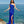 Blush Prom 12131 in Royal Shown without the sleeve