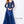 Cameron Blake 221683 Navy Embroidered Lace A-Line Dress with Detachable Sleeves - Size 22 W