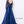 Cameron Blake 221683 Navy Embroidered Lace A-Line Dress with Detachable Sleeves - Size 22 W