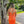 CLARISSE 810767 Iridescent Neon Sequin Corset Sheath Dress with Slit - Neon Orange or Neon Green