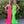 CLARISSE 810932 Neon Green Sequin Sheath Dress with Lace Up Back