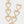 Cubic Zirconia Open Heart Link Dangle Earrings - Available in Gold or Silver