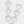 Cubic Zirconia Open Heart Link Dangle Earrings - Available in Gold or Silver