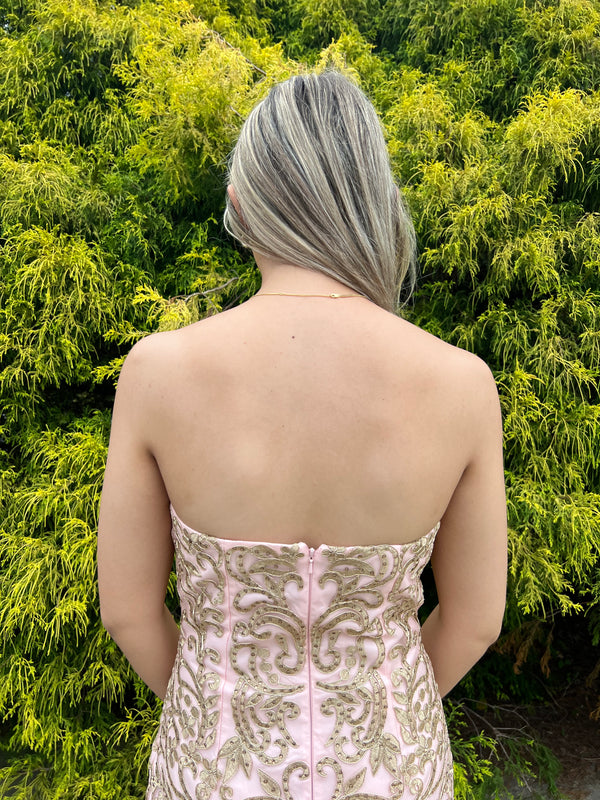 *FINAL SALE* ENVIOUS Couture 1075 Blush Sweetheart Strapless Mermaid