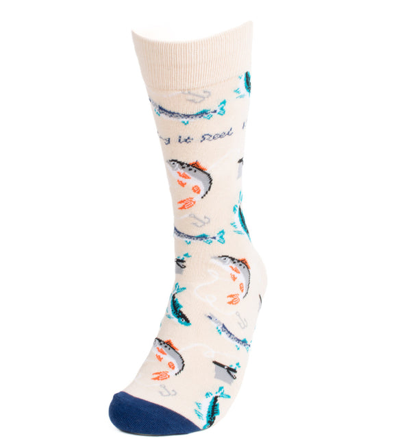 Men's Novelty Socks - Fishing