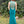 Clarisse 3511 Forest Green Beaded Illusion High Neck Fitted Jersey Dress - Size 2