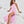 INTRIGUE by Blush Prom 91033 Bubblegum Pink High Neck Sequin Sheath with Slit - Size 8