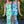 Jovani Style 08256 in Emerald and Blue Front View