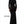 JOVANI 64983 Black Long Sleeve Fitted Jersey Dress - Size 0