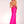 Lucci Lu style 1266 dress in neon pink back