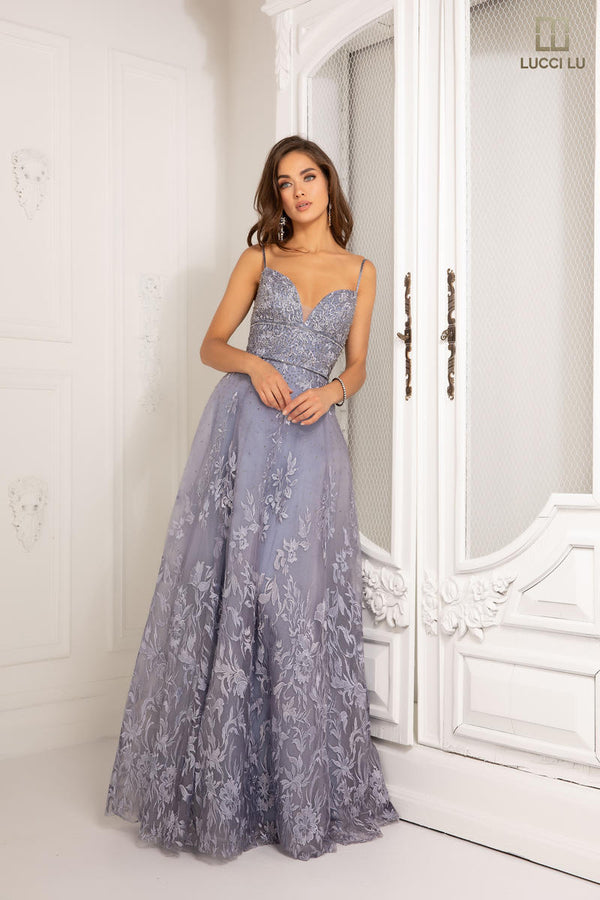 Lucci Lu Style 8027 Periwinkle Front
