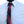 Navy and Red Plaid Flannel Cotton Slim Tie