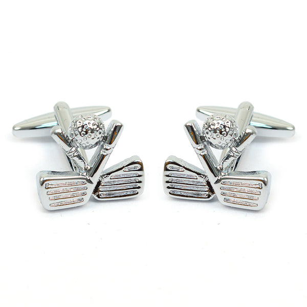 Golf Clubs and Ball Cufflinks in Gift Box available at Formalwear Outlet Hillsborough, NC