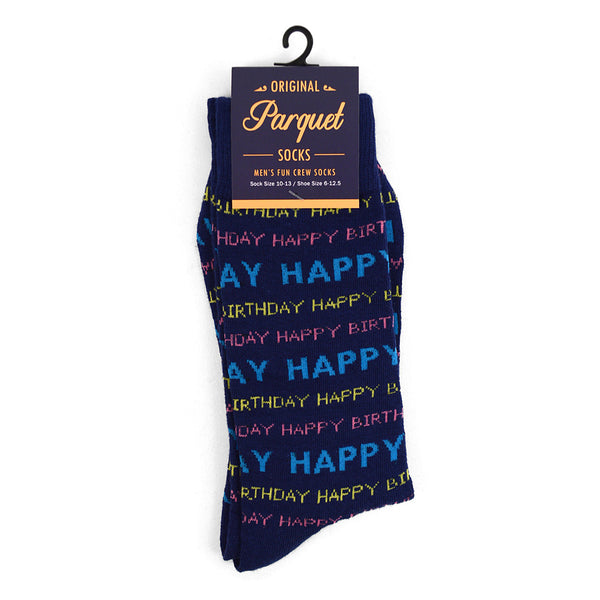 Men's Novelty Happy Birthday Socks