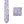 Lilac Floral Cotton Tie with Matching Pocket Square Set