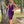 Portia & Scarlet PS108X Royal Purple Sequin Cocktail Dress
