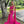 Portia & Scarlett PS22543 Glittering Fit-n-Flare Dress with Chiffon Shoulder Sash - Cobalt Blue, Hot Pink, Light Blue or Silver