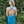 Portia & Scarlett PS23519 Turquoise Sequin V-Neckline Fitted Dress with Train