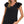 Check You Out Black Ruffle Sleeve Top