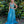 Rachel Allan 7209 Teal Shimmer 2 Piece A-Line Dress with Slit