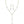 gold and clear rhinestone y-necklace set