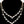 Cubic Zirconia Marquise Pointed Rhinestone Paved Double Layered Necklace - Silver, Gold or Rosegold