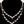 Cubic Zirconia Marquise Pointed Rhinestone Paved Double Layered Necklace - Silver, Gold or Rosegold
