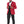 Red Black Carmine Tuxedo Jacket Blazer Suit