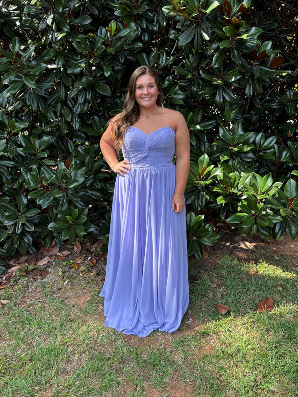 B96013 Lavender Chiffon Bridesmaids Dress - Size 10